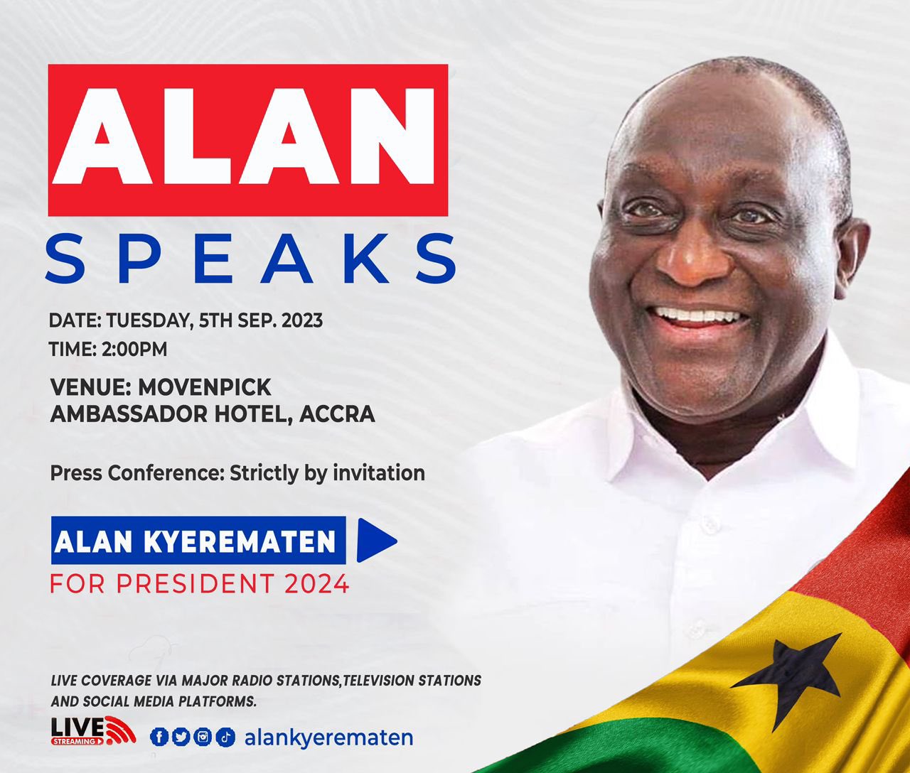 You are currently viewing Alan Kyerematen Drops out of NPP Race