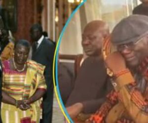 Kuffuor sheds tears after wife’s death