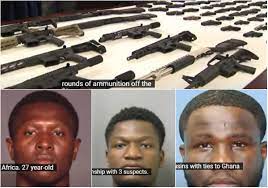 You are currently viewing Three Ghanaian Arrested for Trafficking Arms