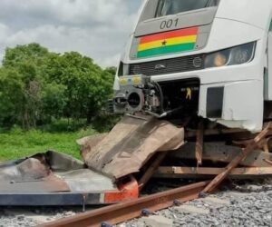Train Accident During Test Drive on Tema-Mpakadan Railway Line